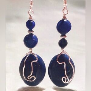 “Total Eclipse” Women’s Drop Earrings